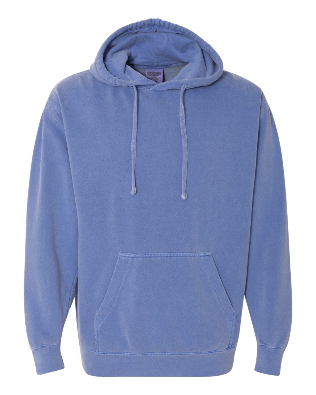 Comfort Colors® Unisex Garment-Dyed Hooded Long Sleeve Sweatshirt